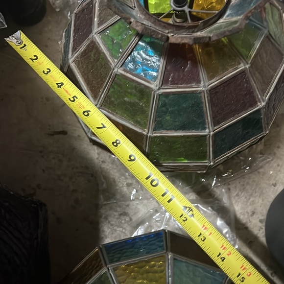 Vintage Stained glass lamp - Picture 4 of 4